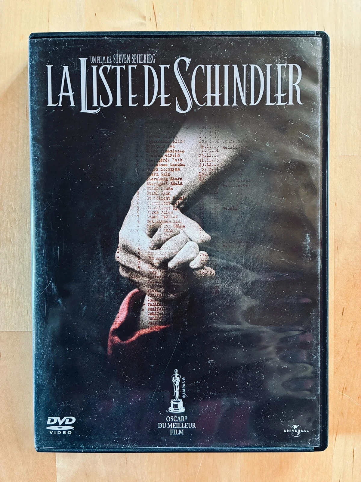 DVD La liste de Schindler de Steven Spielberg édition collector.